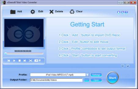 uSeesoft Total Video Converter v1.5.0.