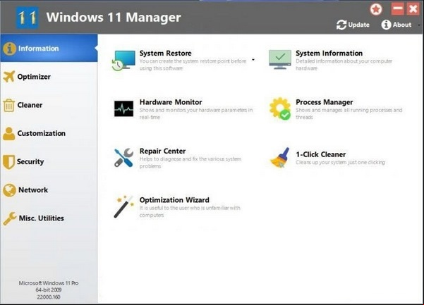 Yamicsoft Windows 11 Manager 1.4.2 Win x64 Multi Portable (MULTI)
